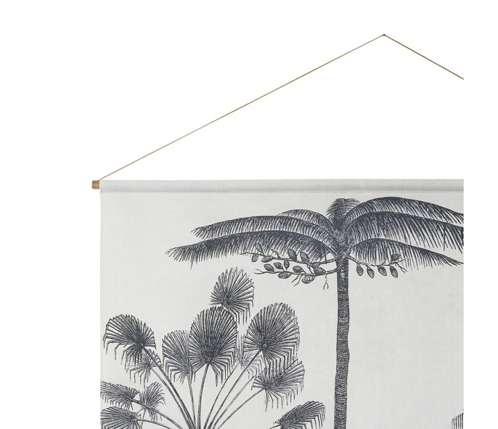 Toile murale « Dragonnier Gris » – 154 x 154 cm