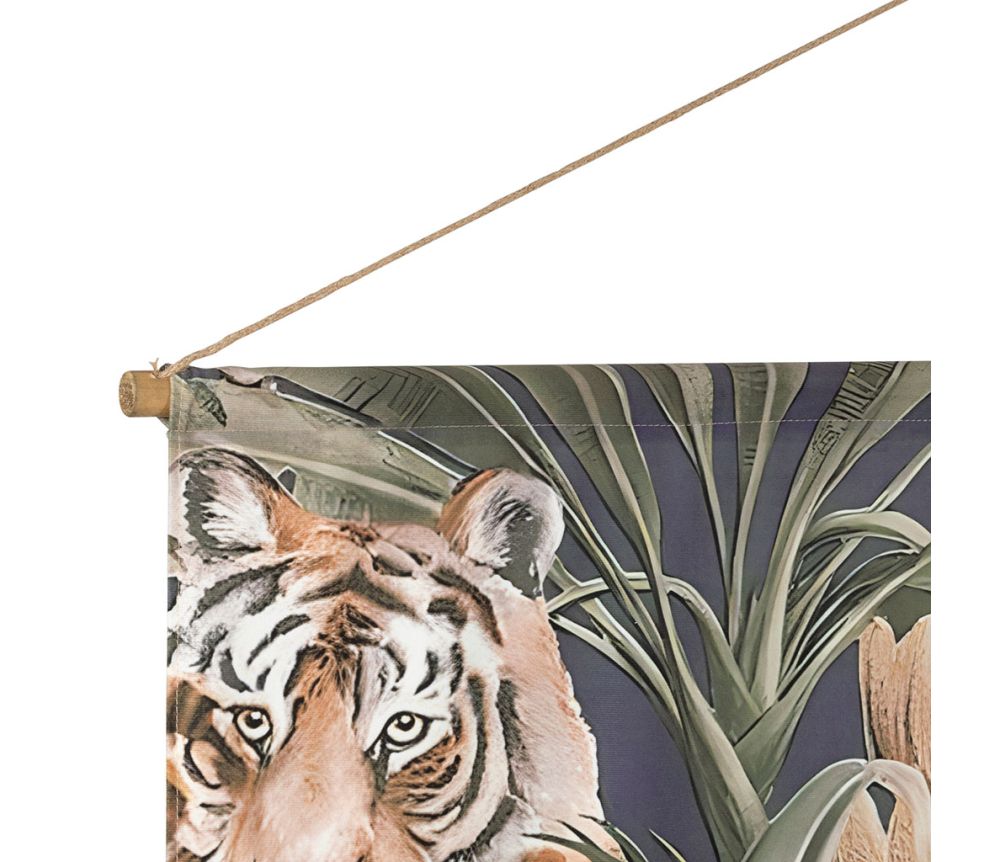 Toile savane multicolore 154x154cm