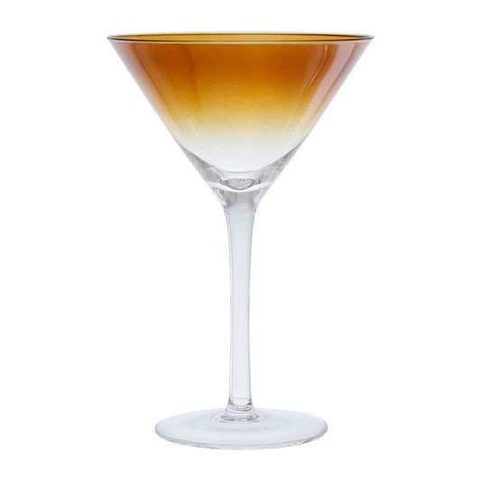 Verre martini en verre  30cl - FUNKY AMBRE