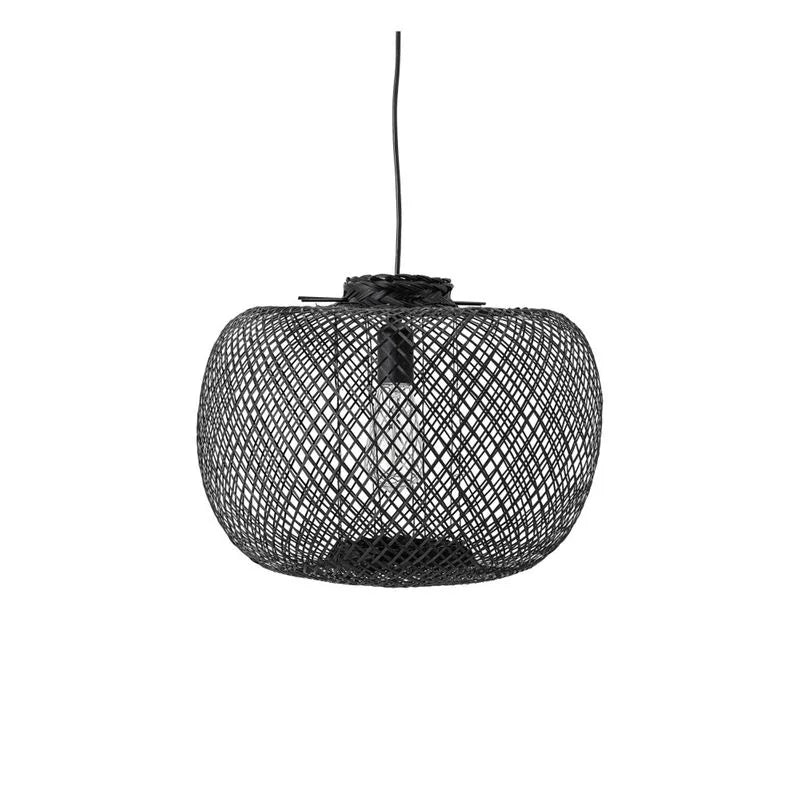 Lampe à suspension - Rodi - Noir - Bambou