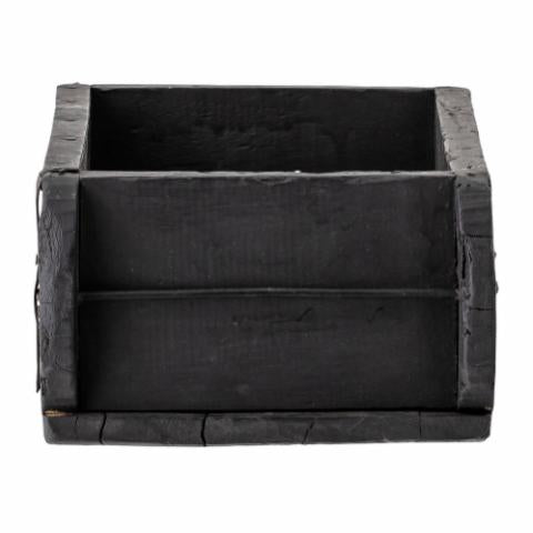 Boite - janemaria - noir- bois de recuperation
