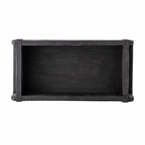Boite - janemaria - noir- bois de recuperation