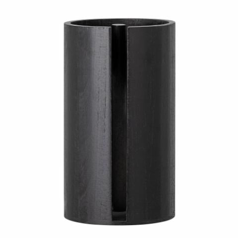 Socle d’essuie-tout - Celian - Noir Paulownia