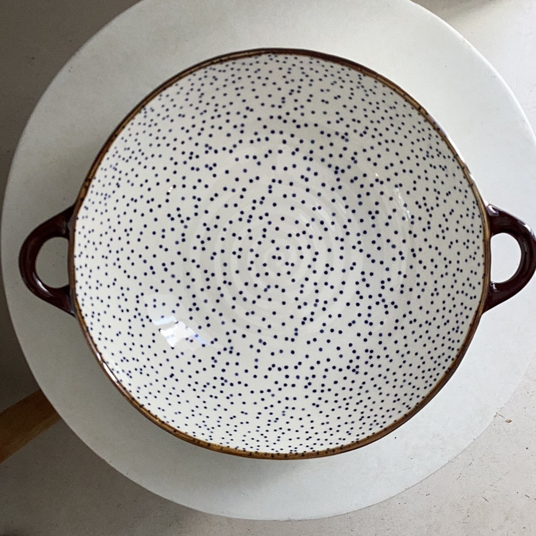 Saladier - ANAFI bleu - L 31 x W 24,5 x H 7,5cm