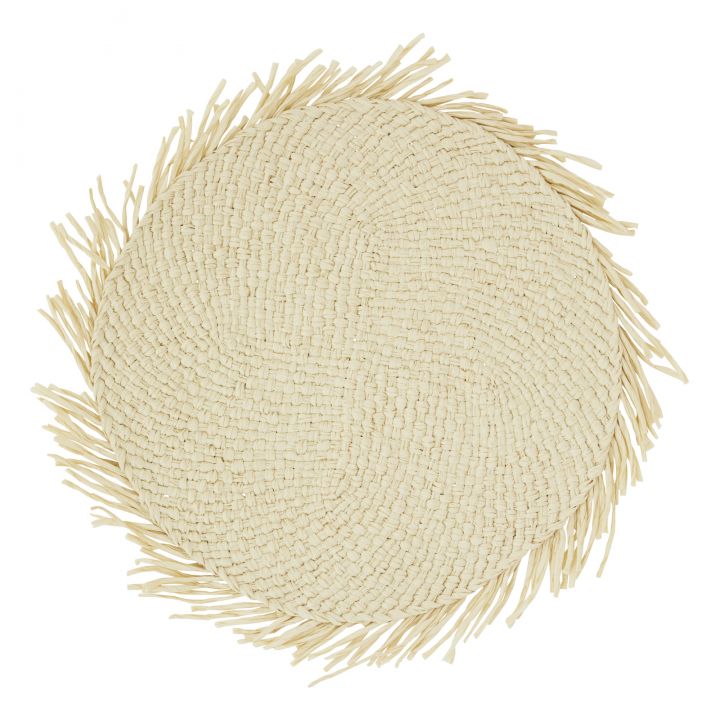 Set de table en corde avec franges