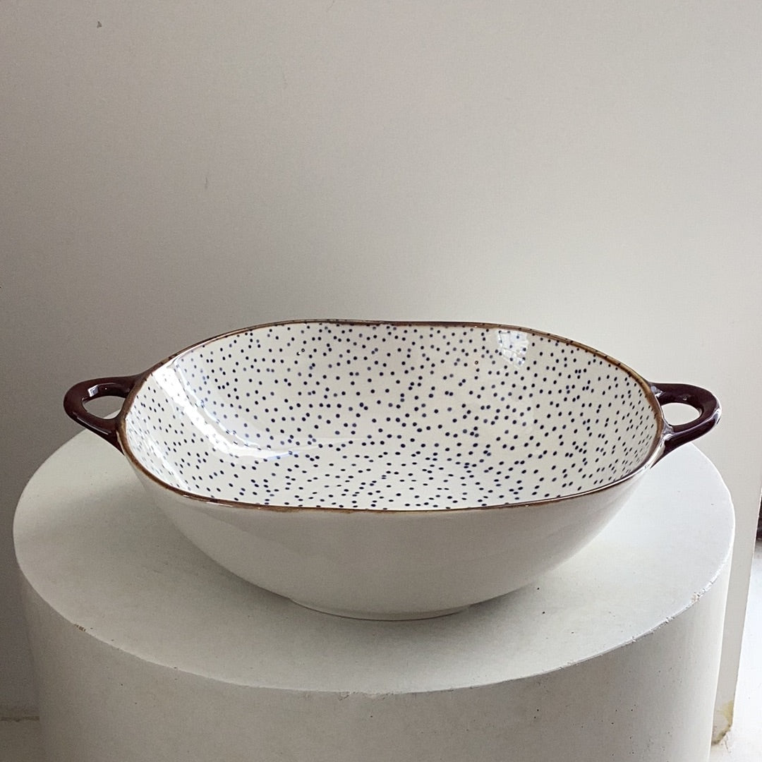 Saladier - ANAFI bleu - L 31 x W 24,5 x H 7,5cm