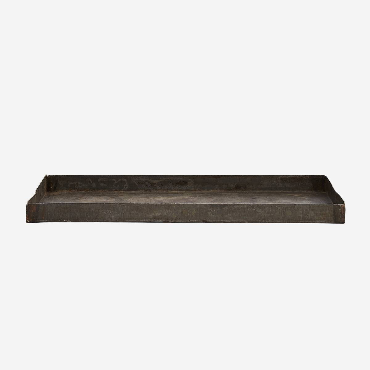 Plateau en fer rectangulaire recyclé