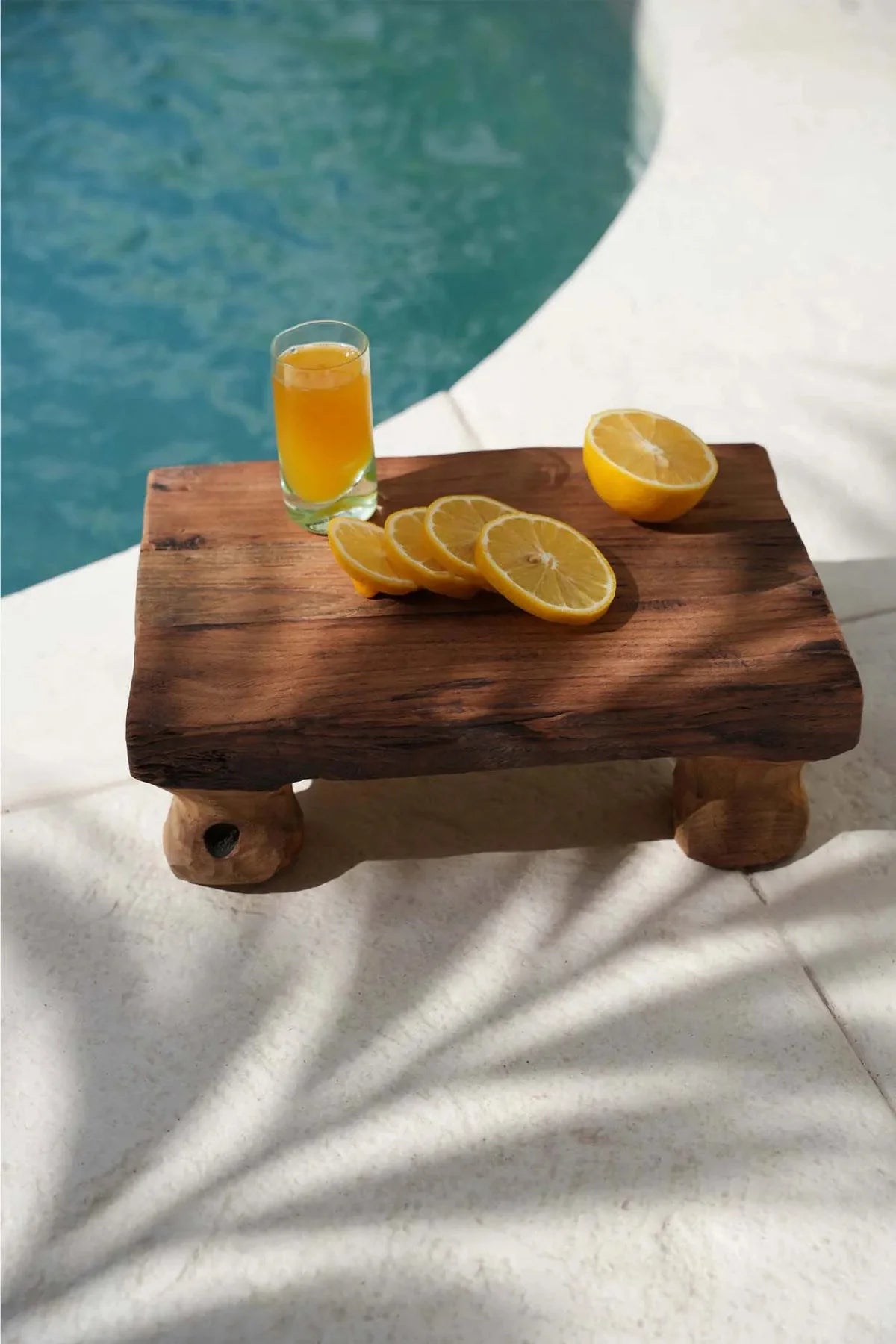 Plateau Delish en bois de teck