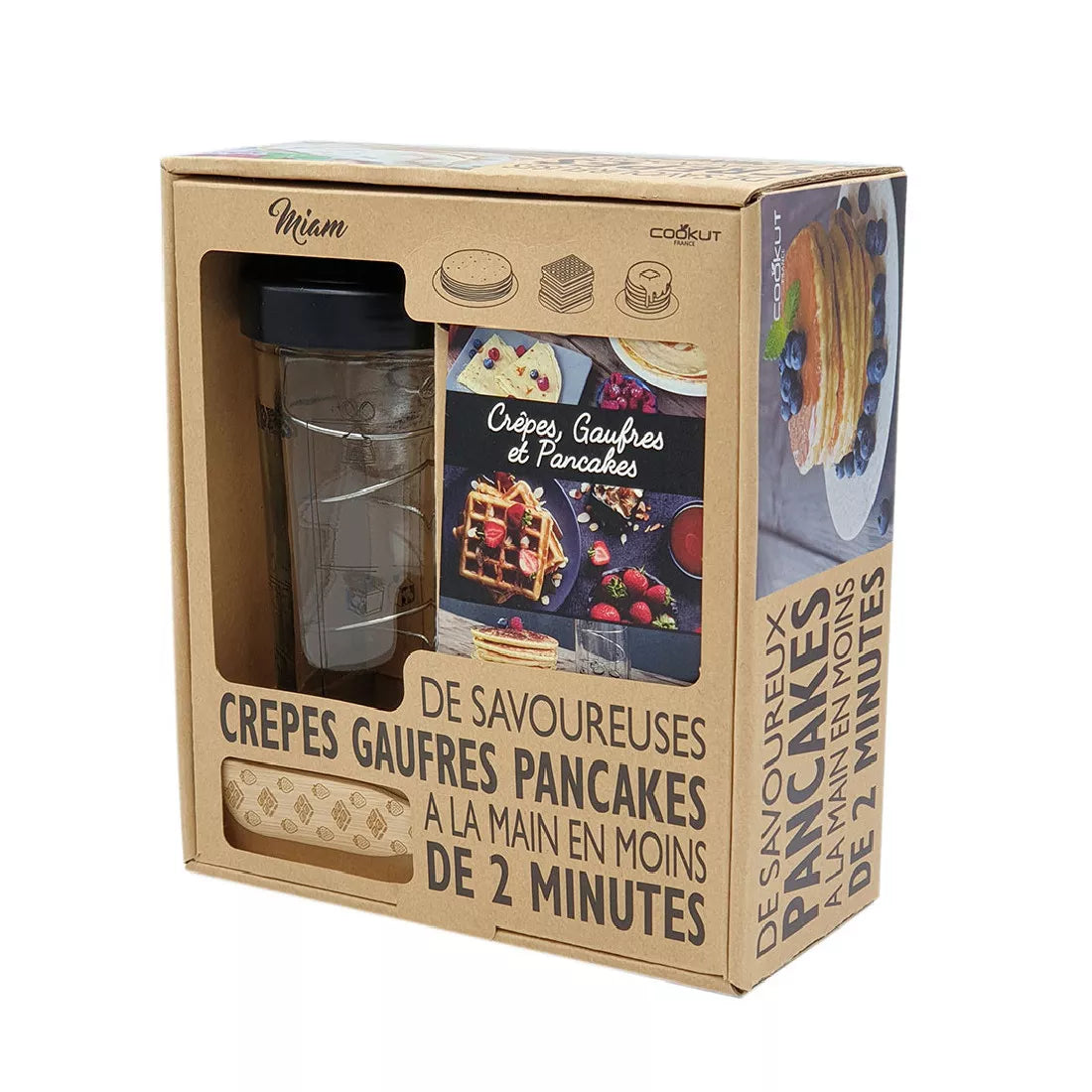 Coffret cadeau crepe, gauffre, pancake