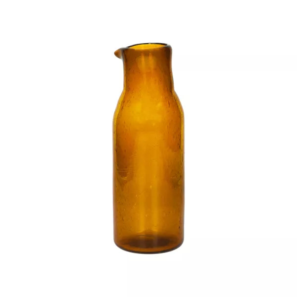 Carafe VICO ambre en verre 120 cl – D8,5 x H24,5 cm