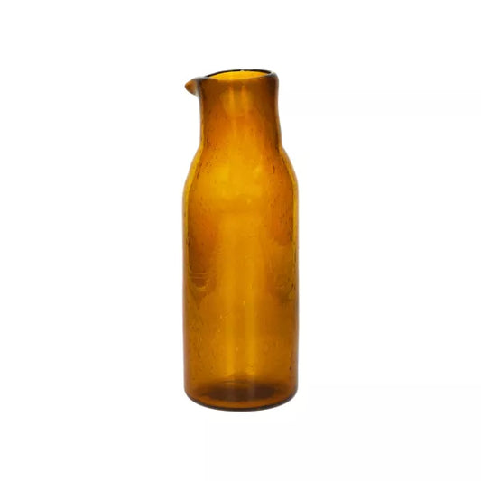 Carafe VICO ambre en verre 120 cl – D8,5 x H24,5 cm