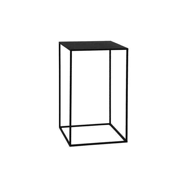 Sellette ZEN - Métal Noir - L 46 x P 46 x H 78 cm