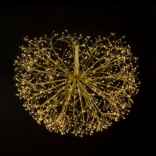 Boule Lumineuse Dorée