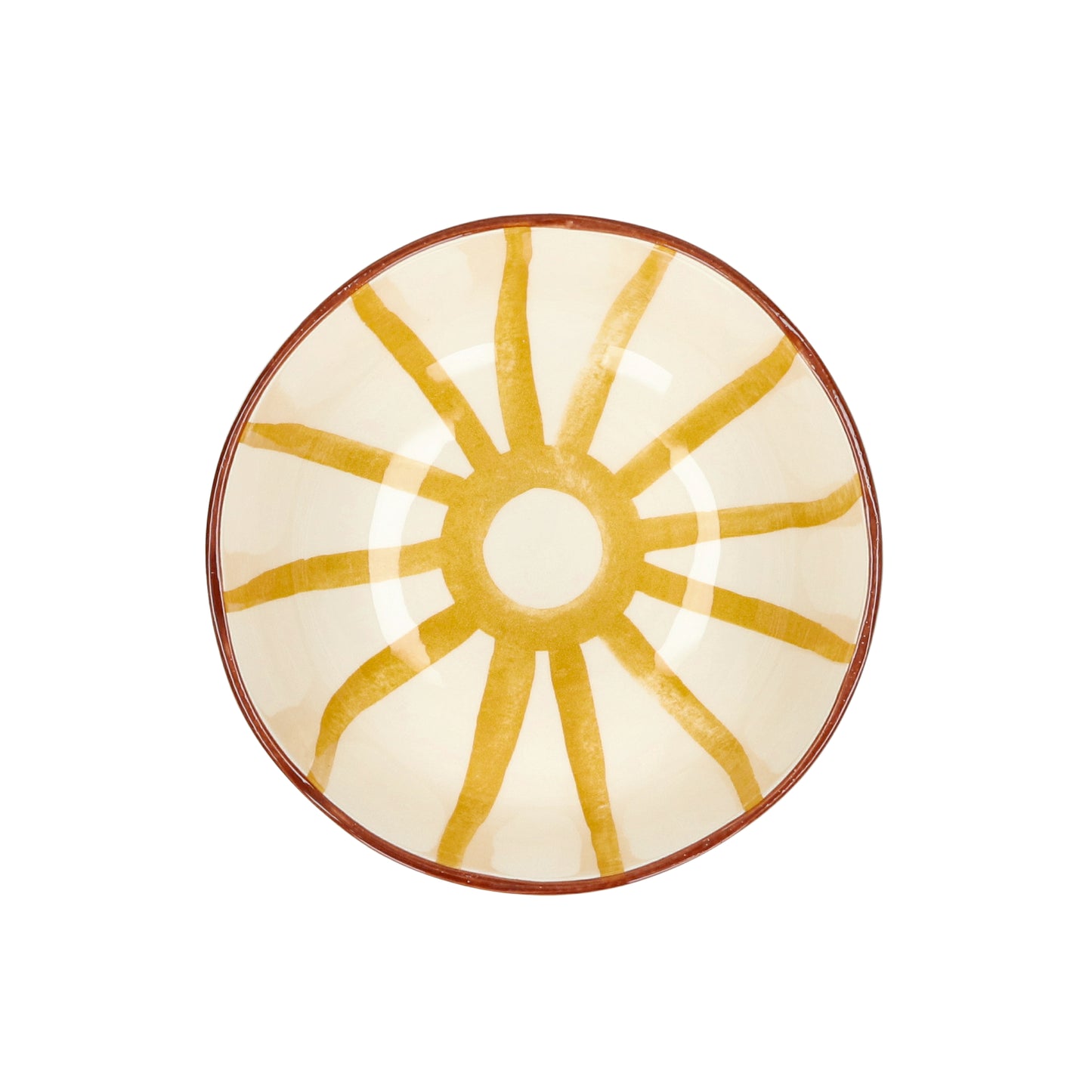 Bol à soupe - MYKONOS - porcelaine - DIA 15,2 x H 6 cm - jaune