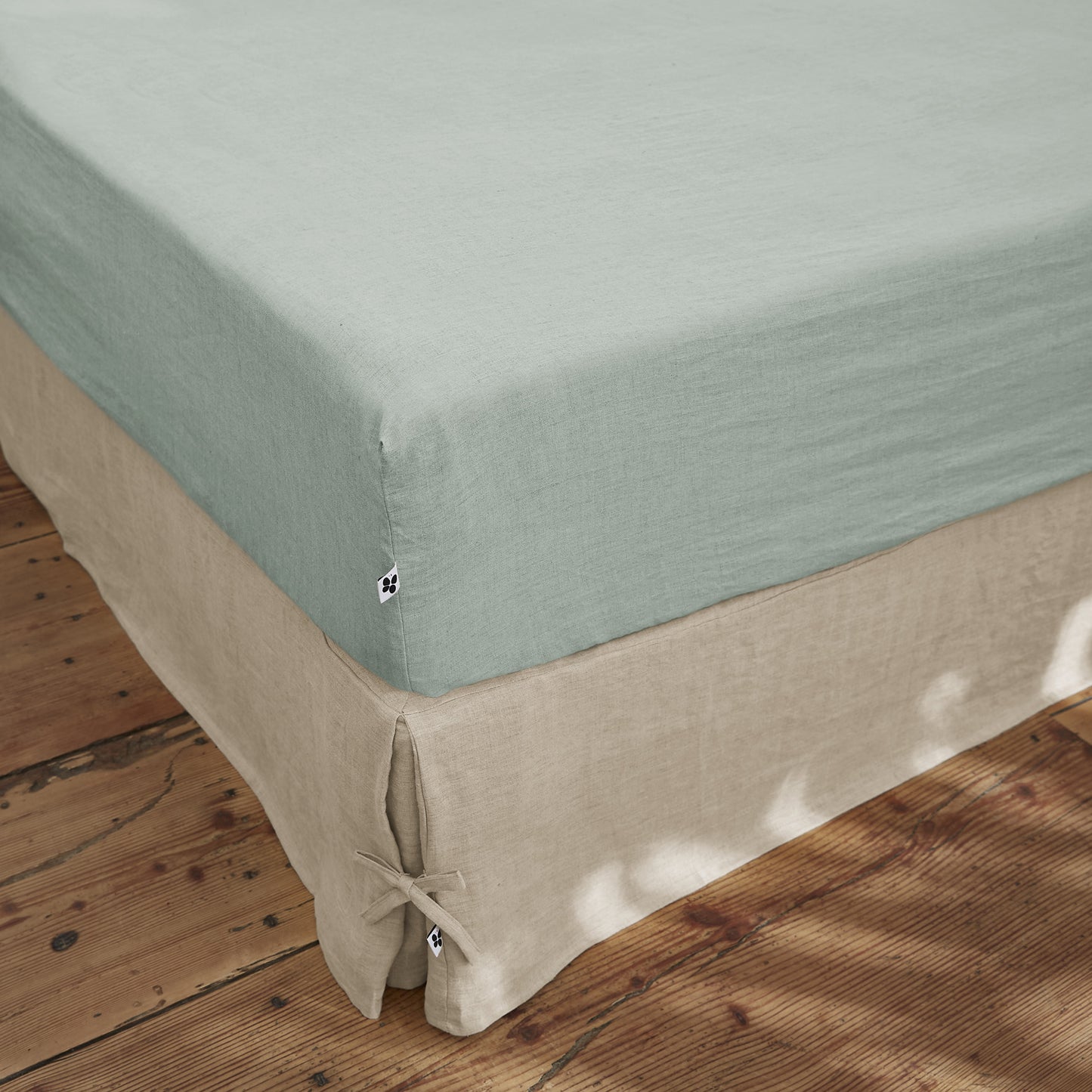 Drap housse 140 x 190 cm Gaze de coton unie GAÏA
