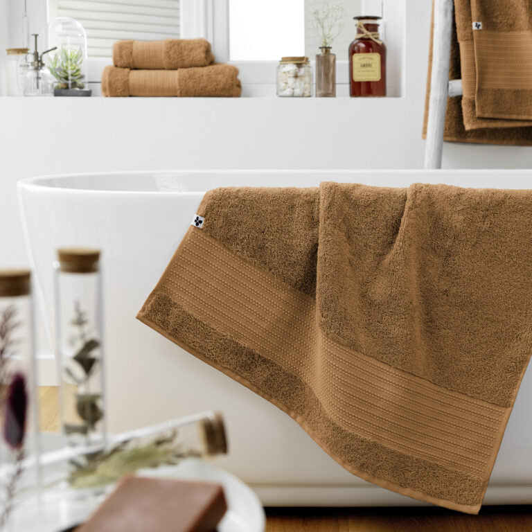 Drap de douche GARANCE Camel