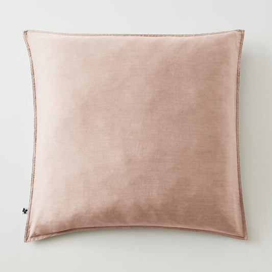 Taie d’oreiller LYSANDRE – 63 x 63 cm – Lyocell uni – Coloris Blush