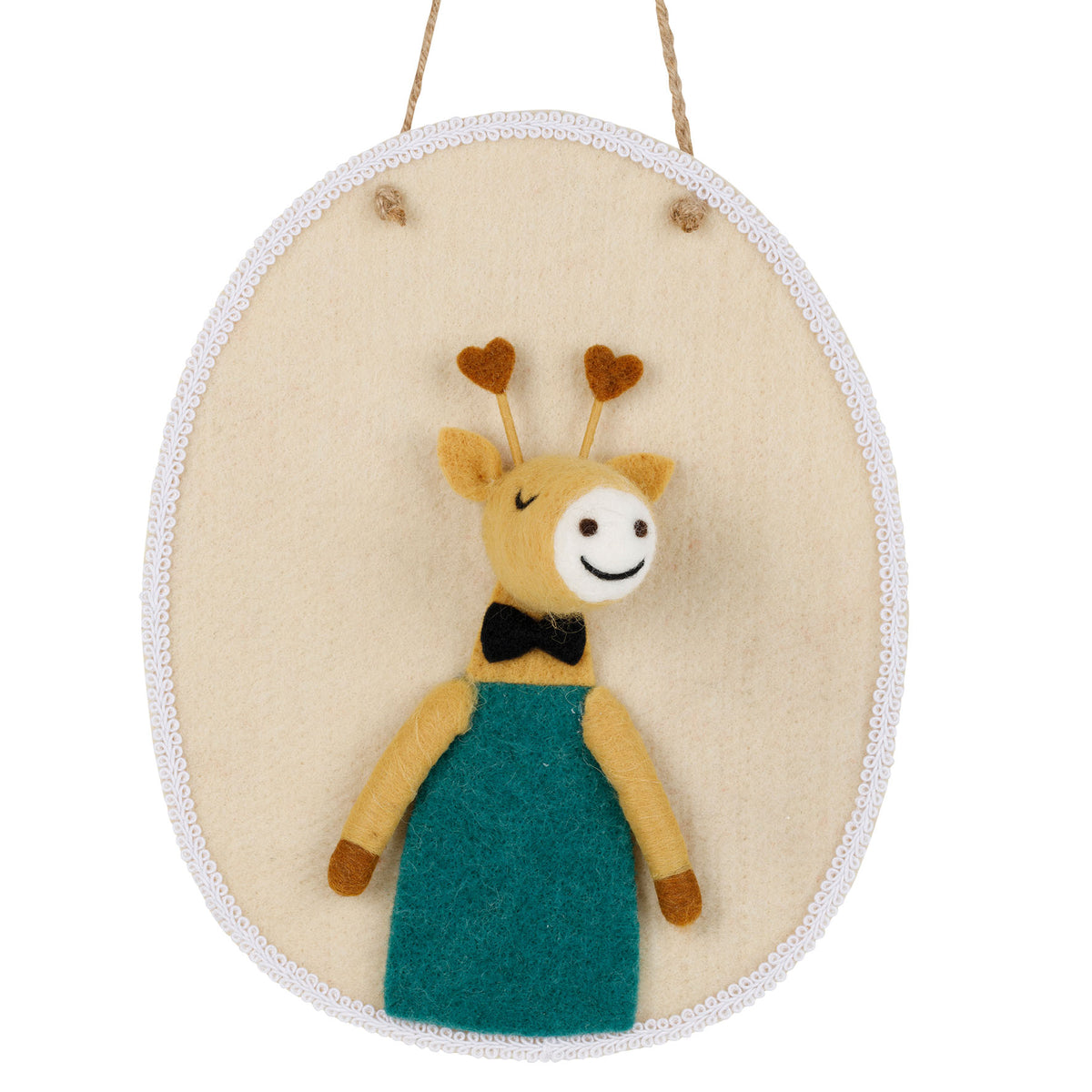 Décoration murale animaux en feutrine – Plusieurs modèles