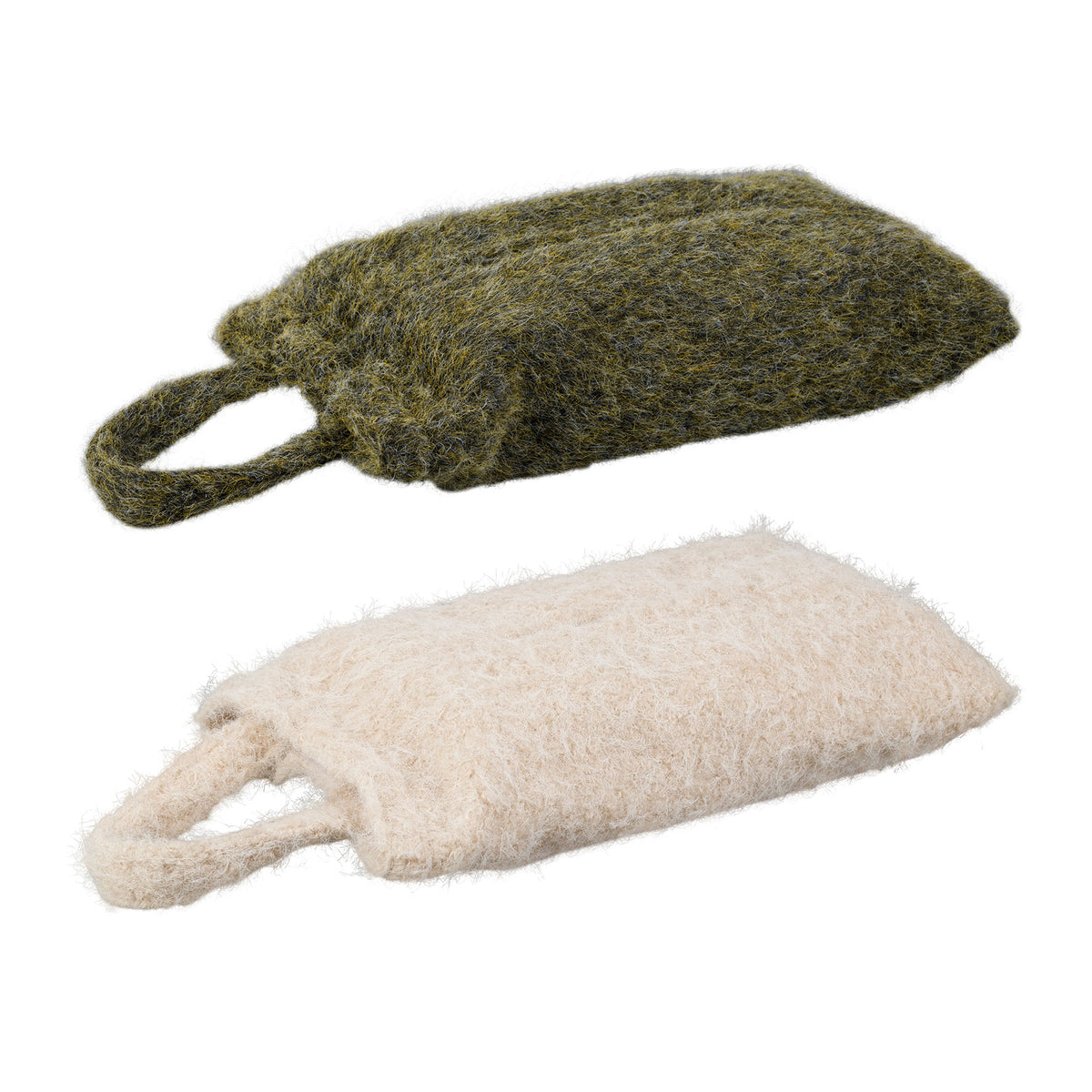 Étui à mouchoirs effet laine duveteuse – 2 coloris