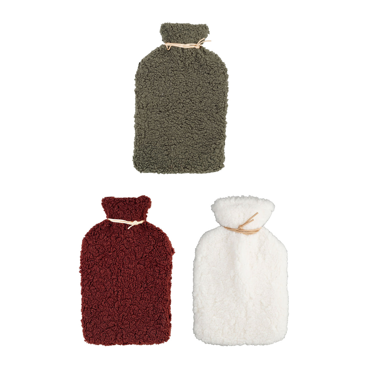 Bouillotte effet bouclette – 3 coloris