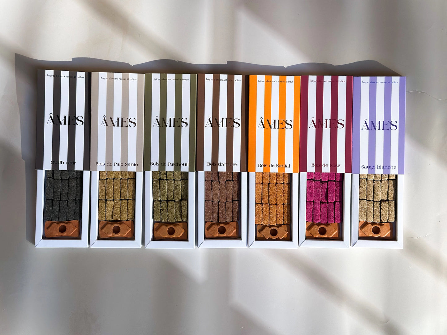 Briques d'encens naturel & brûleur ÂMES