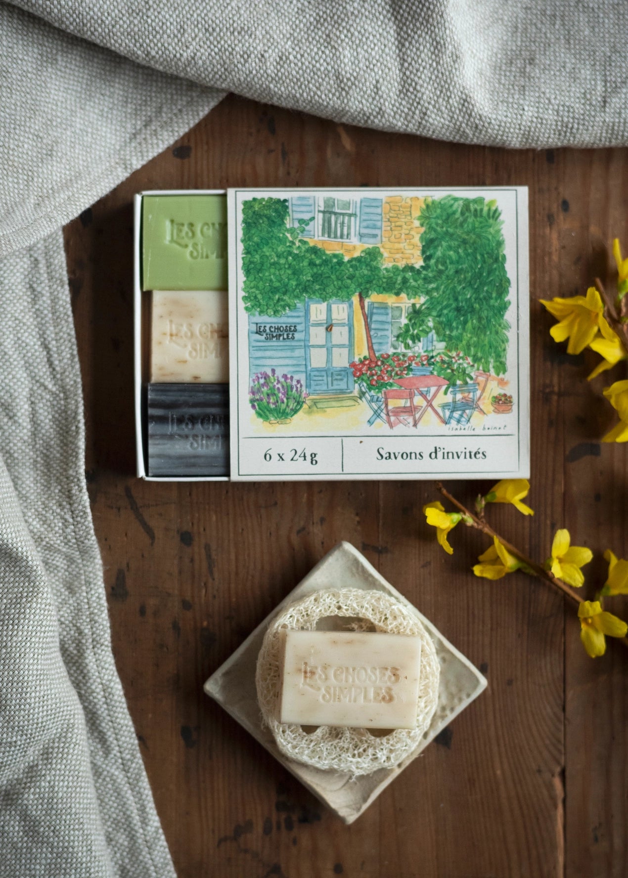 Coffret de 6 Savons d'Invités – Les Choses Simples