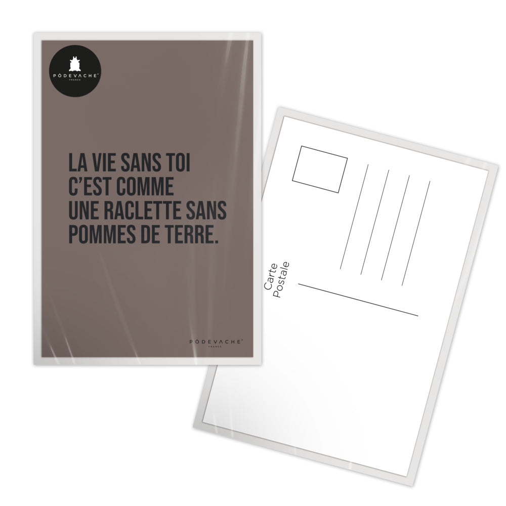 Carte Postale à message + Enveloppes