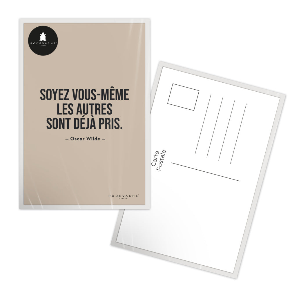 Carte Postale à message + Enveloppes