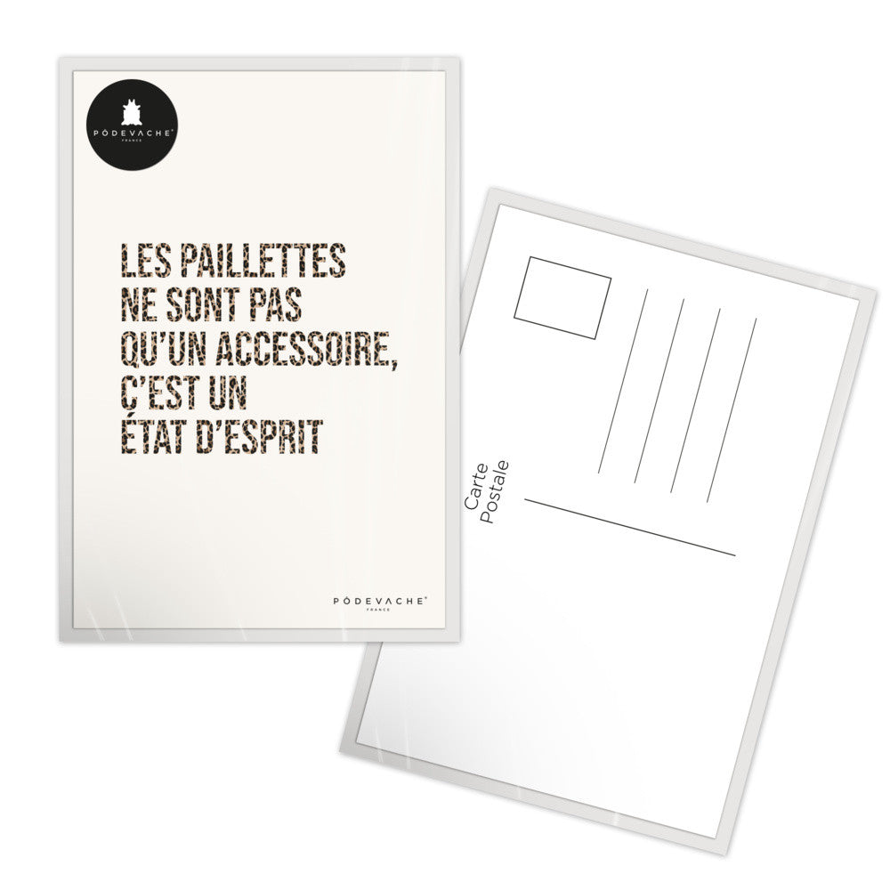 Carte Postale à message + Enveloppes