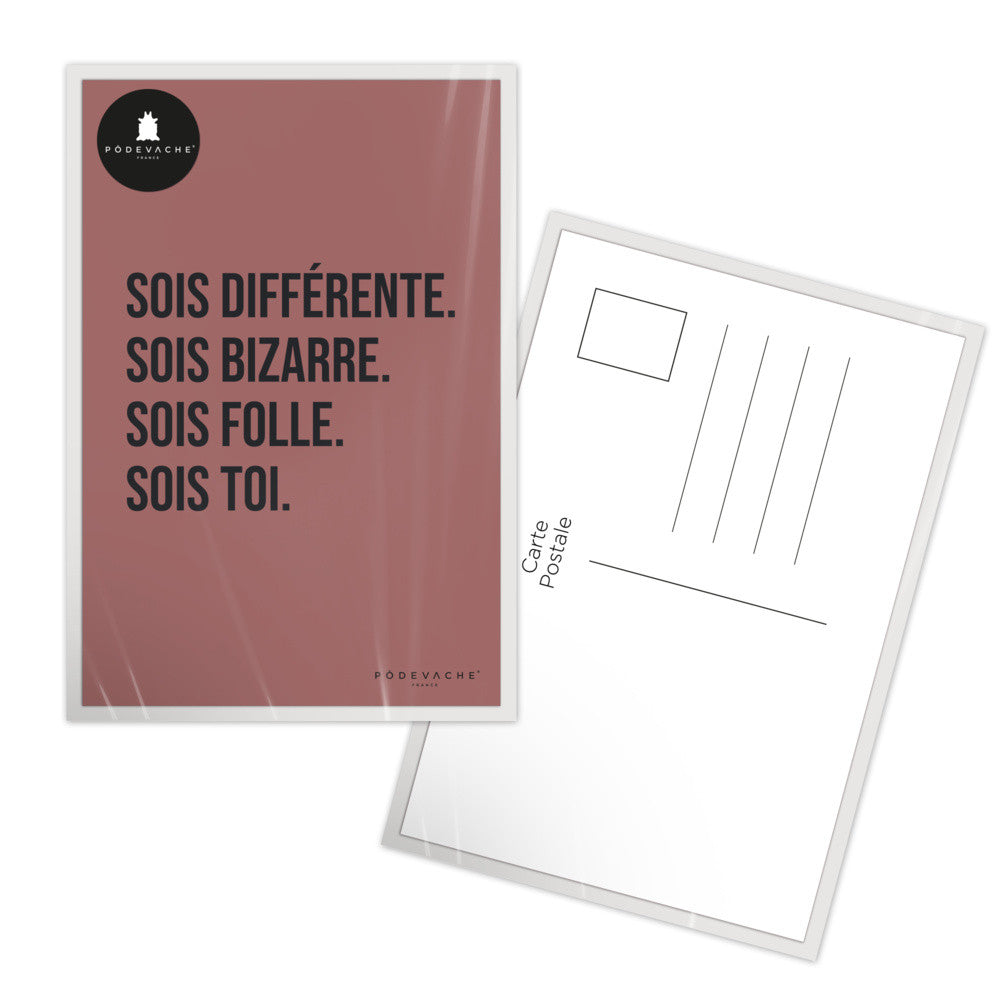 Carte Postale à message + Enveloppes