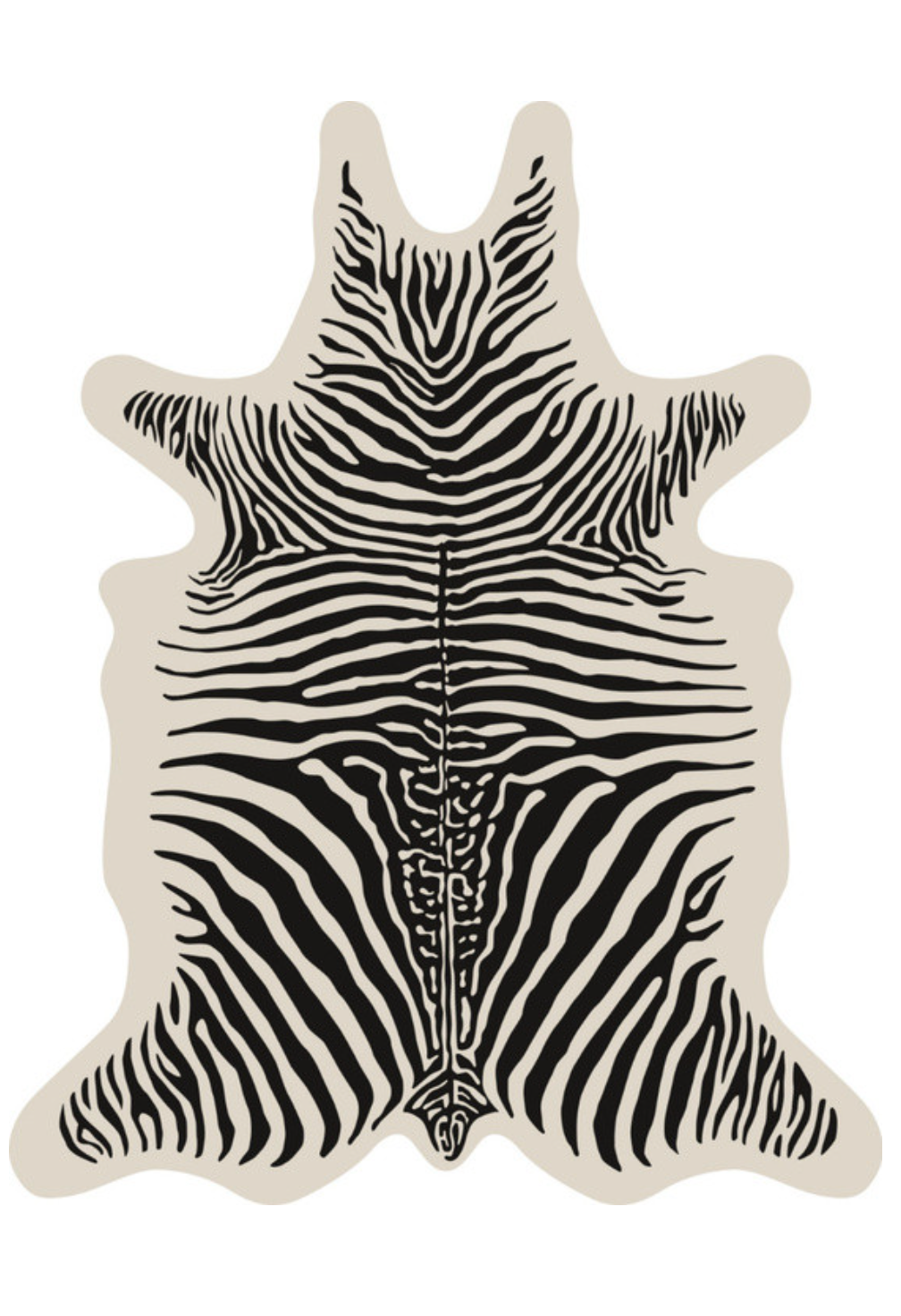 Tapis Vinyle Zebra