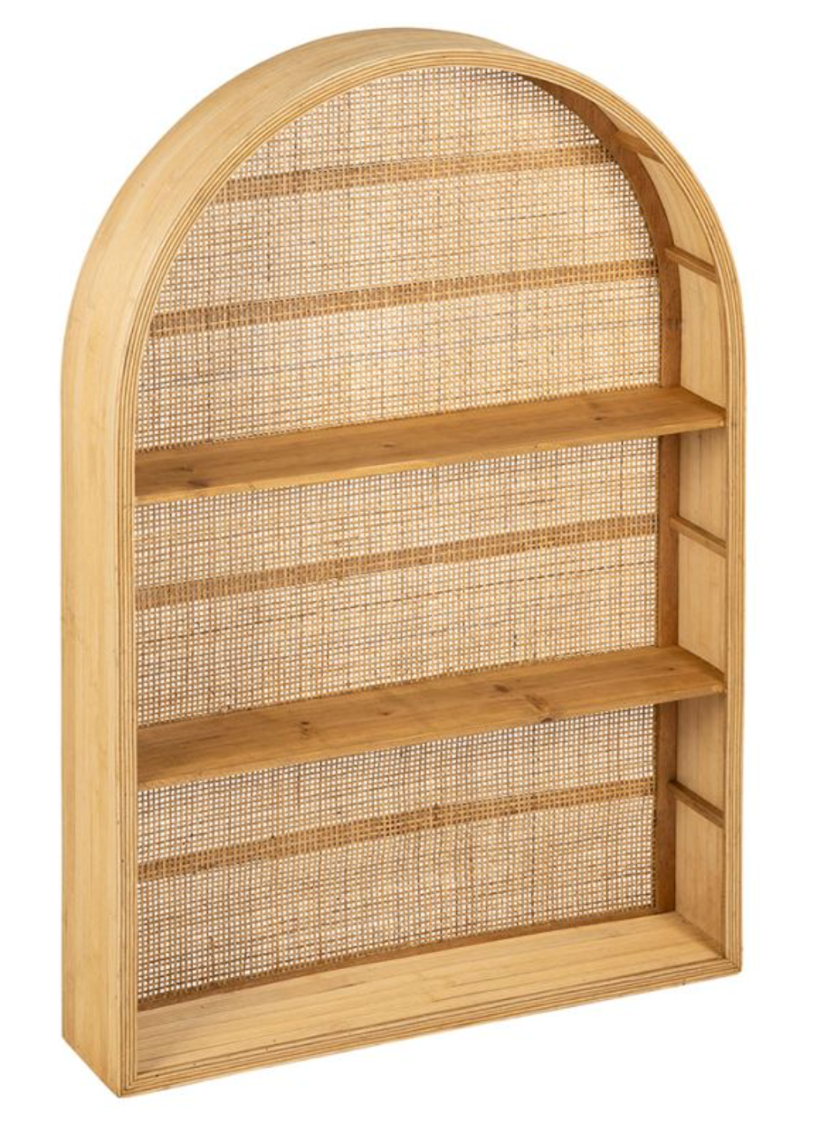 ETAGERE MURALE 3 NIVEAUX 60X91X12CM ROTIN