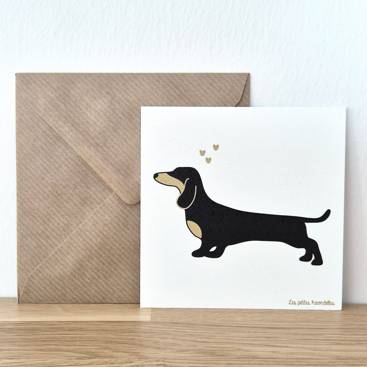 Carte & enveloppe - Les Petites hirondelles