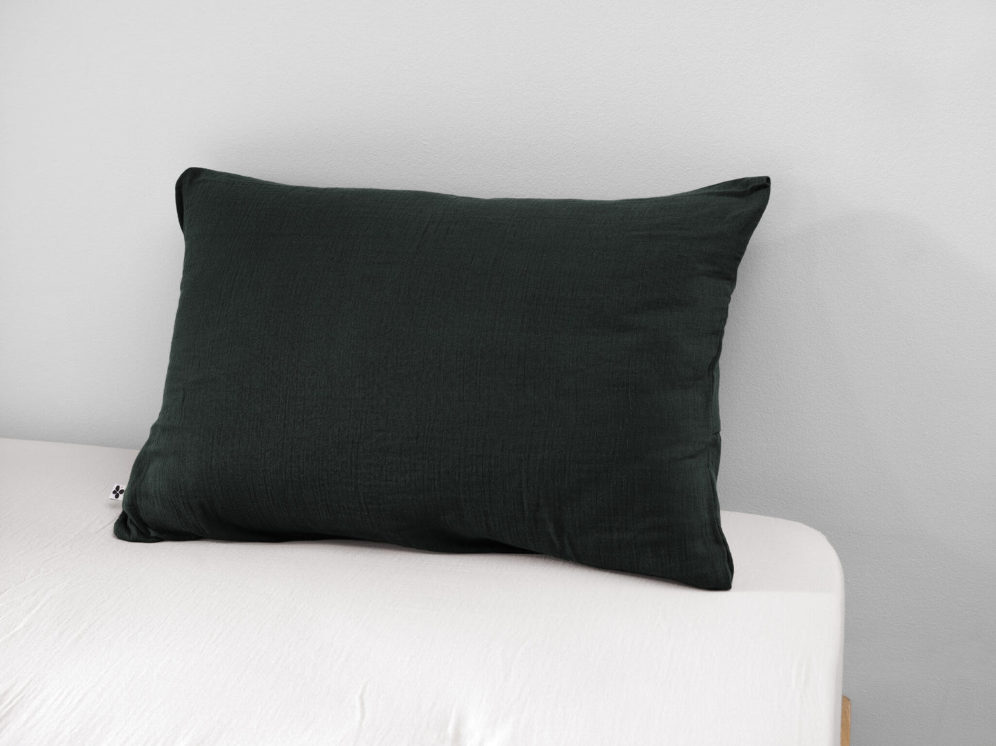 Taie d’oreiller 50 x 70 cm en gaze de coton unie – Collection GAÏA