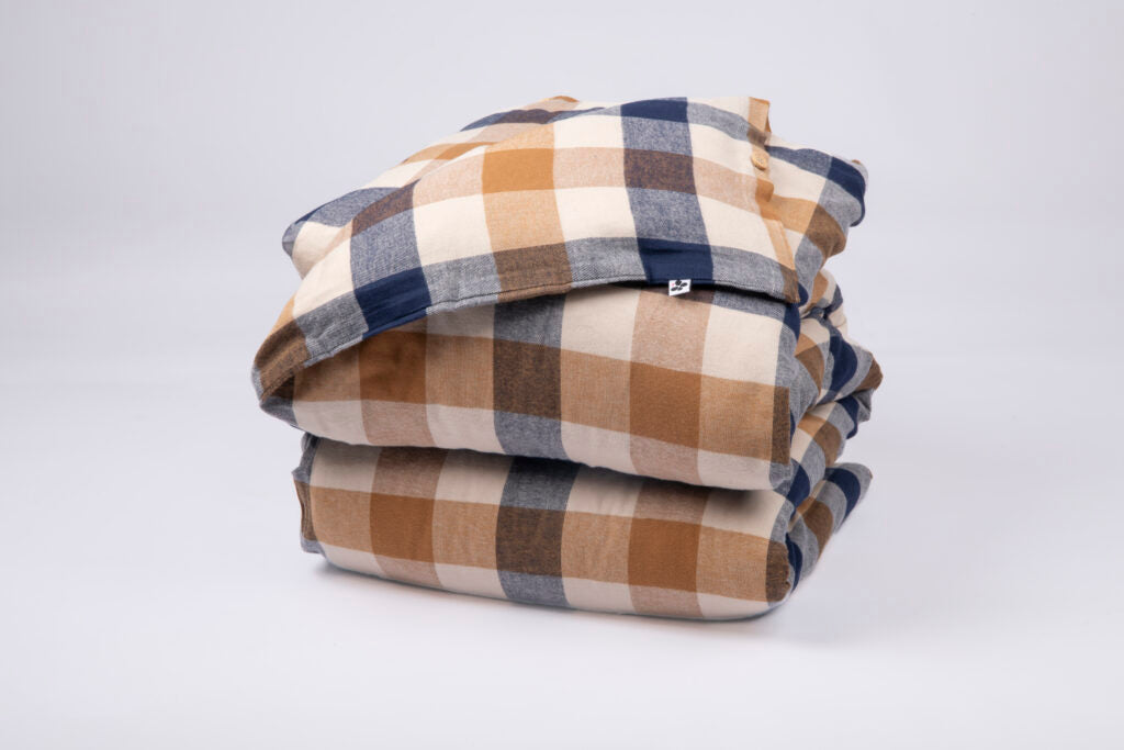 Housse de couette Basile – 240 x 220 cm – Flanelle tissée