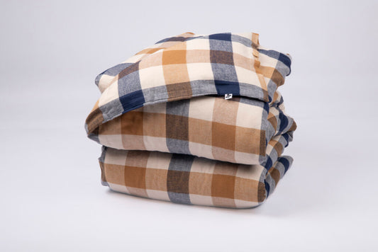 Housse de couette Basile – 240 x 220 cm – Flanelle tissée