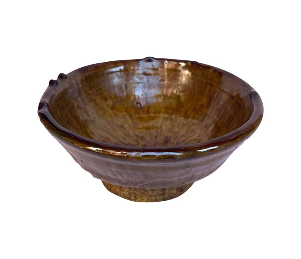 Coupe EMBASE ambrée 40 cl – en terre cuite