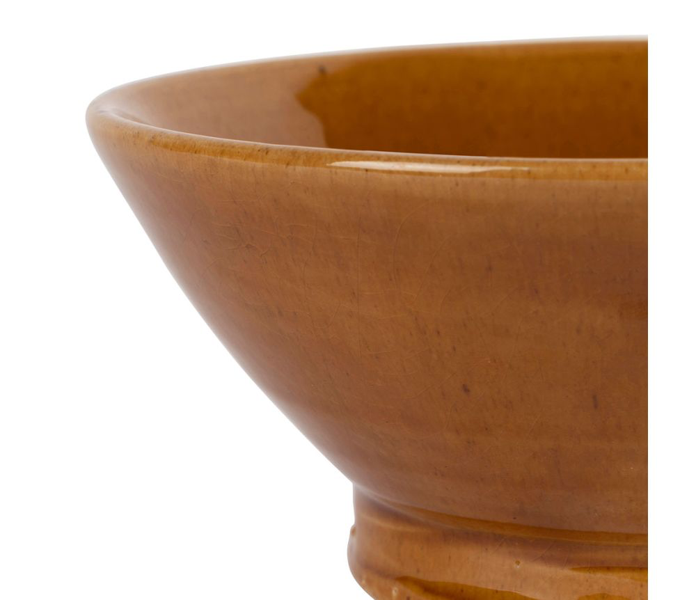 Coupe EMBASE ambrée 40 cl – en terre cuite