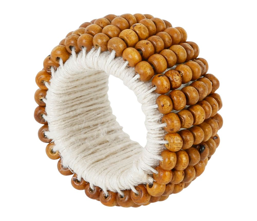 Rond de serviette perlé – Ø 4 cm