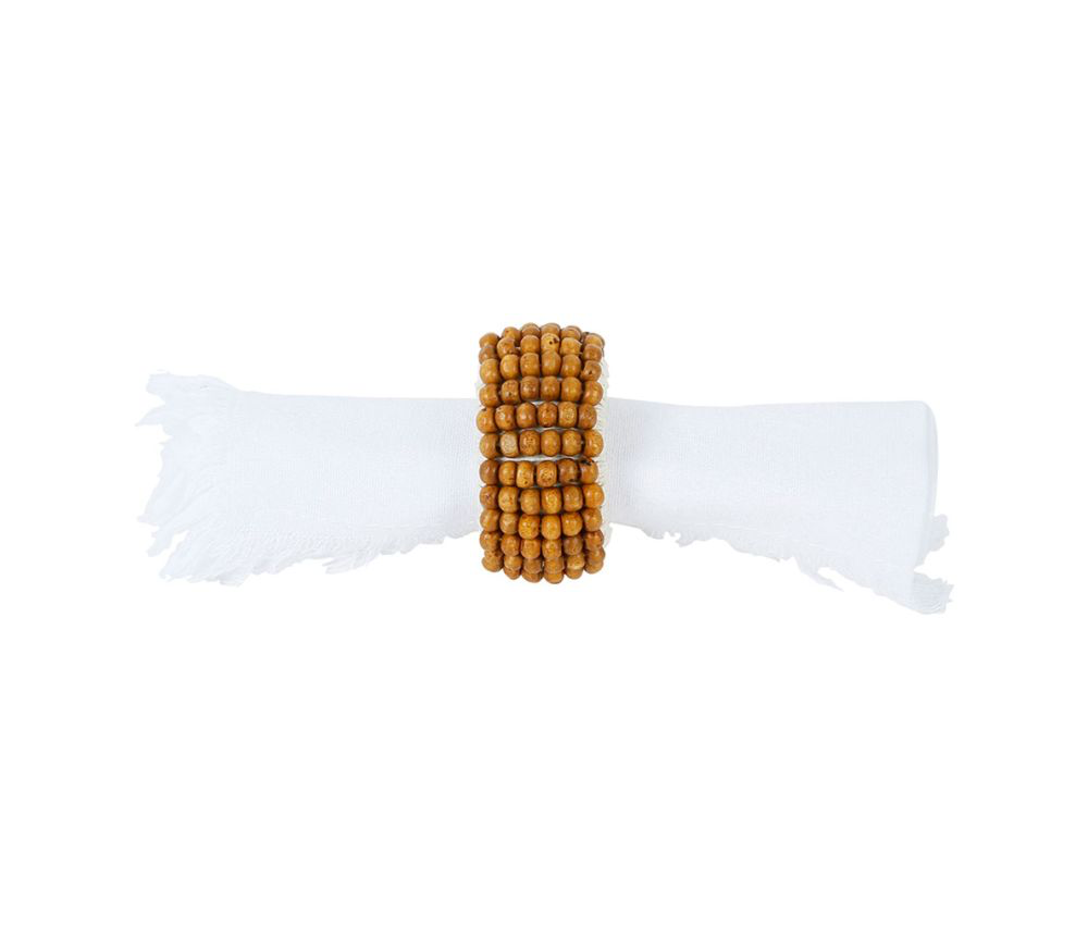 Rond de serviette perlé – Ø 4 cm