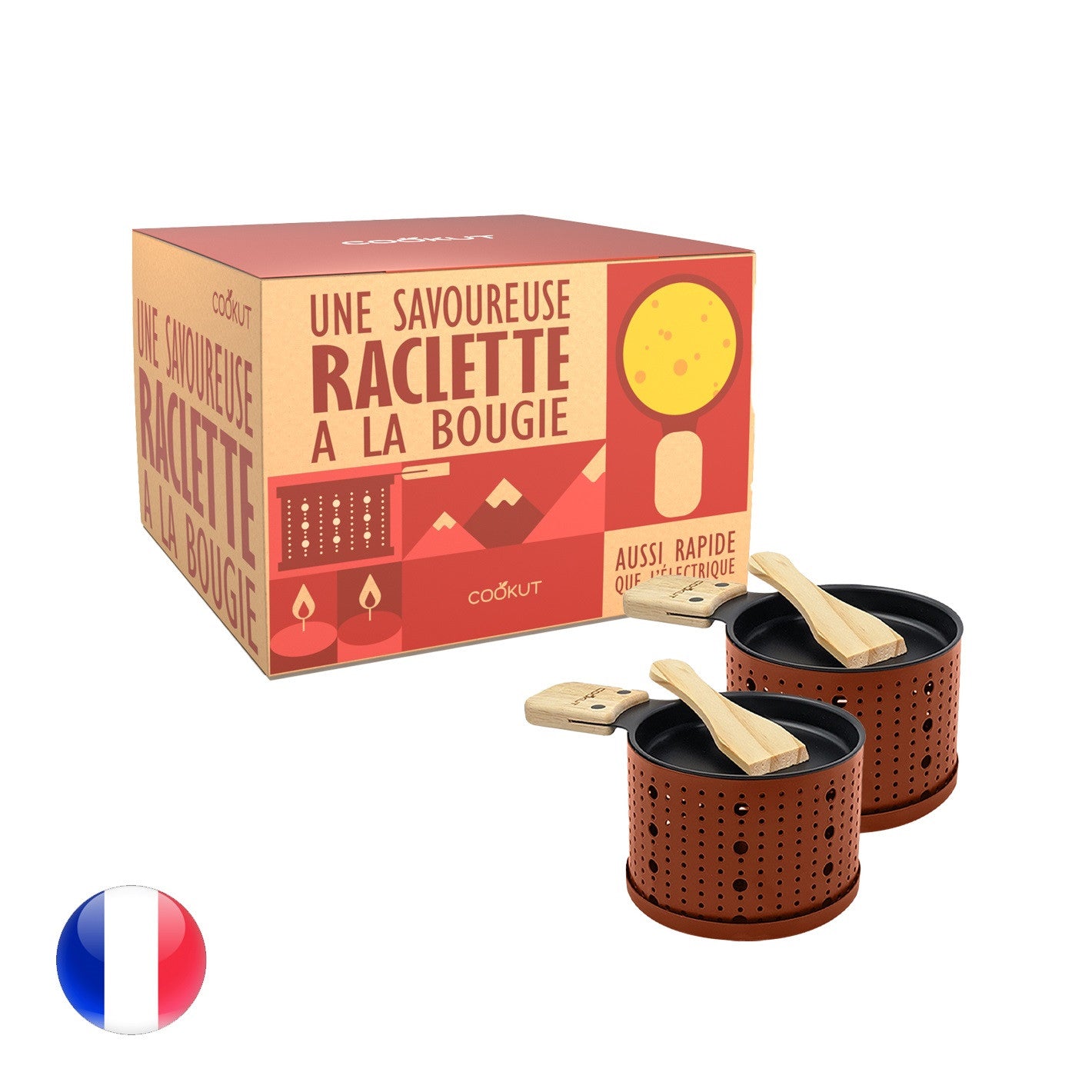 Raclette à la bougie pour 2