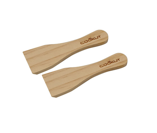 Lot de 2 Spatules bois raclette