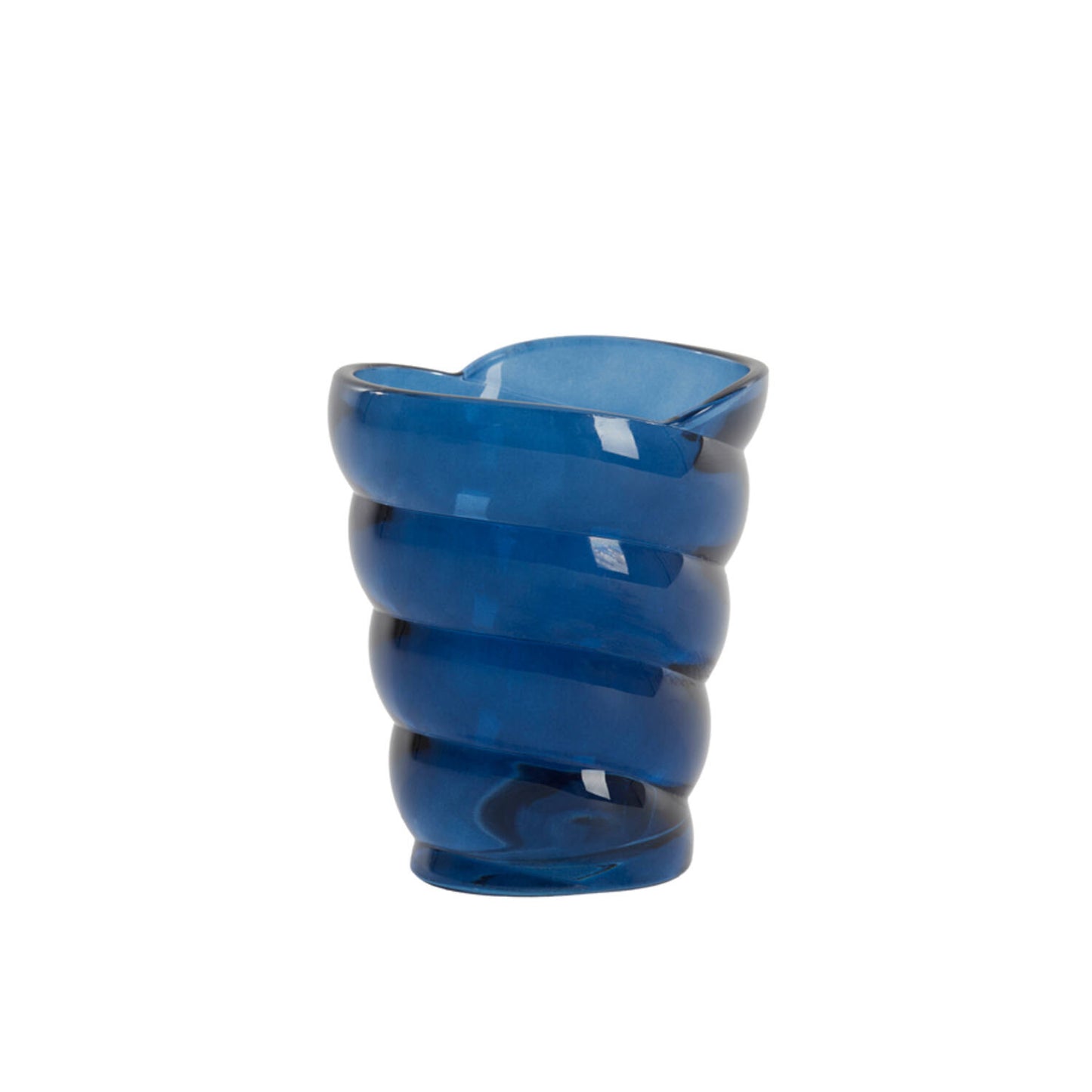 Photophore  - MALEA - verre bleu