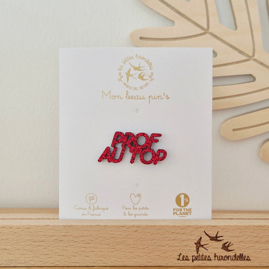 Pin’s en feutrine pailletée