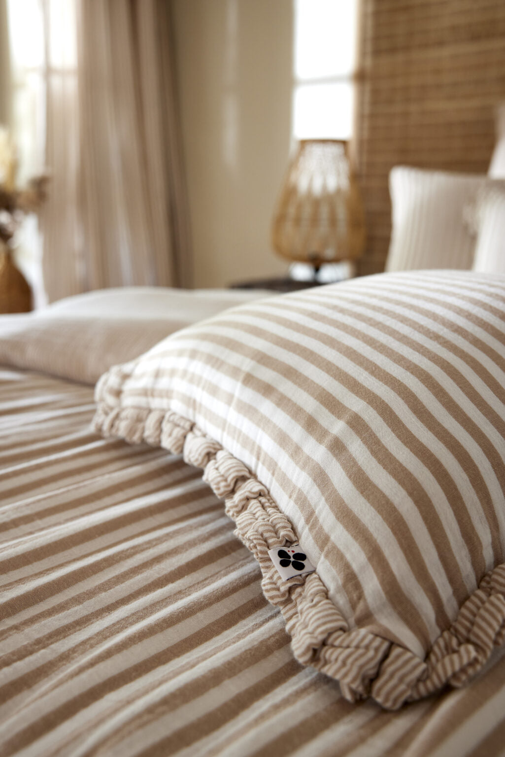 Coussin ROMIE ficelle – 40 x 60 cm