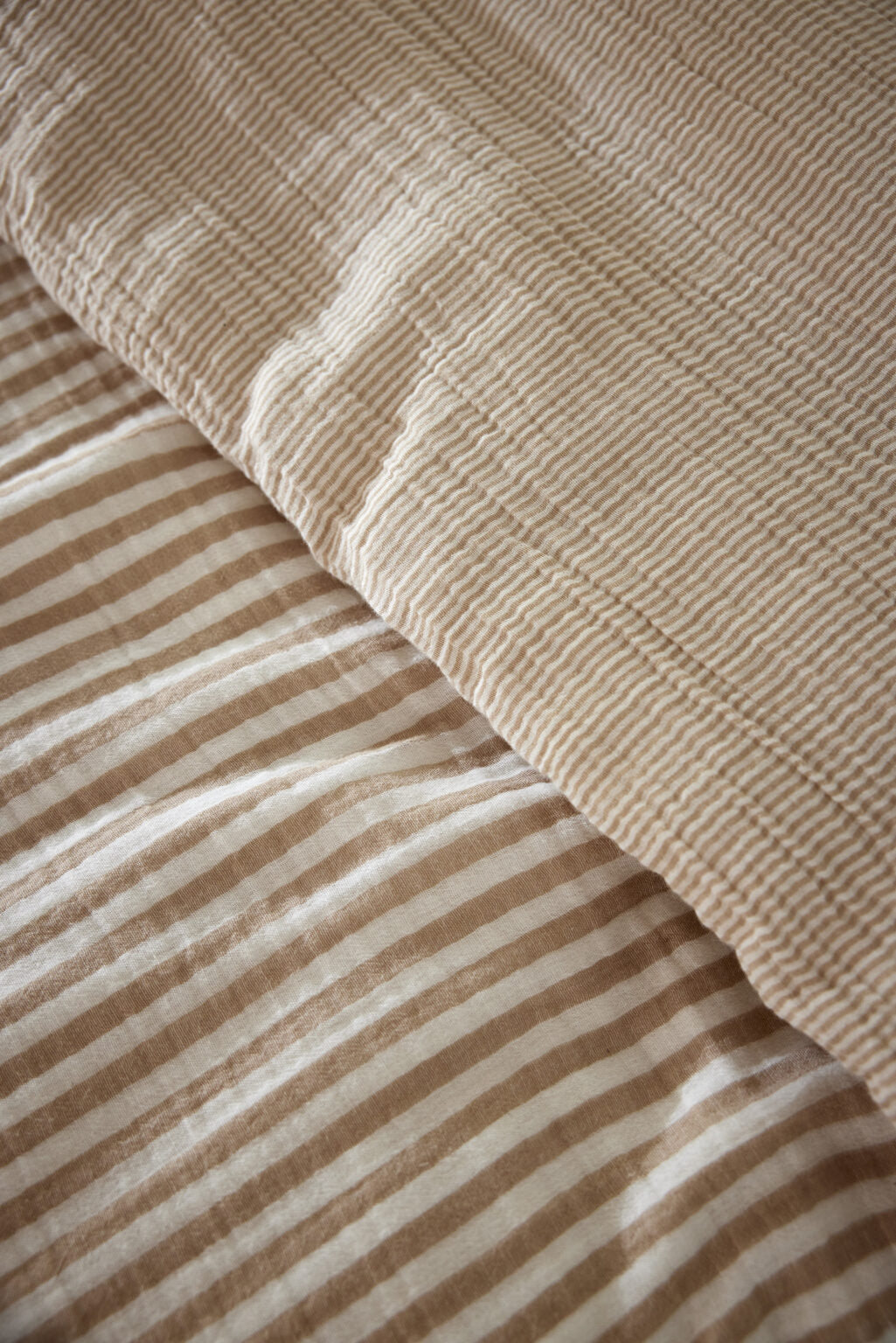 Housse de couette réversible Romie Ficelle– 260 x 240 cm