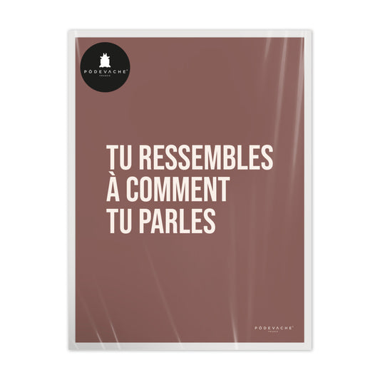 Affiche à message – Collection citations