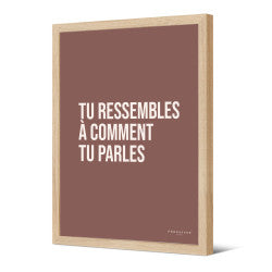 Toile avec cadre