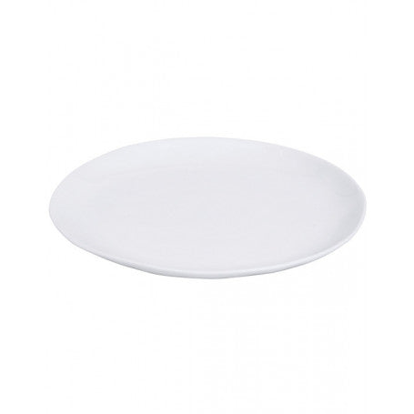 Assiette plate ovale PORCELINO - POMAX