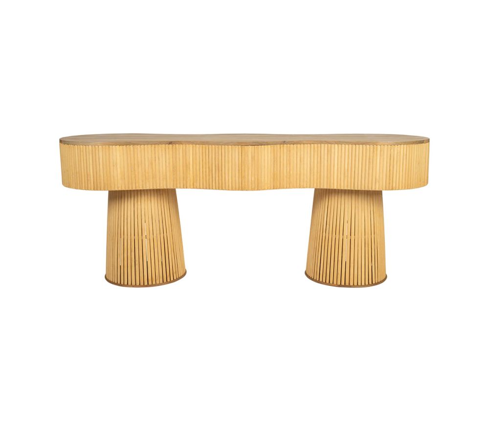 Banc Saori Naturel – 109 × 34 × H43 cm